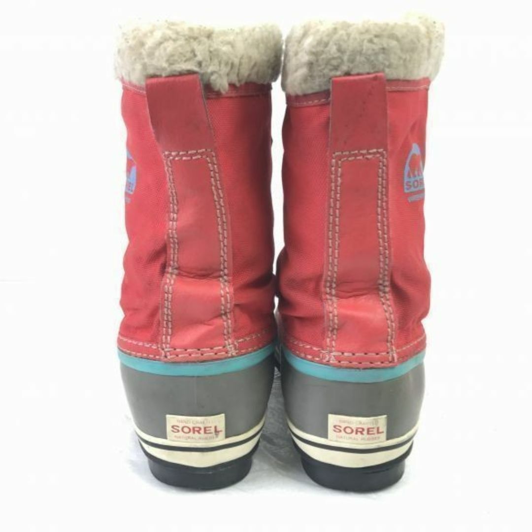 【おしゃれ】 カナダ老舗☆ソレル/SOREL☆本革/スノーブーツ【22.5/ピンク】雪 スノーブーツ