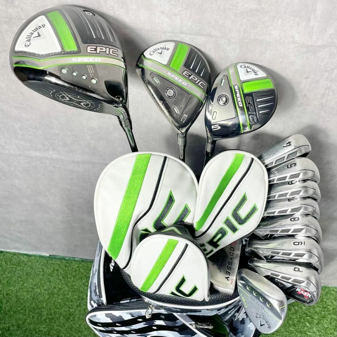 Callaway Golf - バッグ新品!キャロウェイ エピックスピード ゴルフクラブセット 12本 SR 左の通販 by ☆スポーツマーケット☆フォロー割開始♪ shop|キャロウェイゴルフならラクマ Callaway Golf - バッグ新品!キャロウェイ エピックスピード ゴルフクラブセット 12本 SR 左の通販 by ☆スポーツマーケット☆フォロー割開始♪ shop|キャロウェイゴルフならラクマ