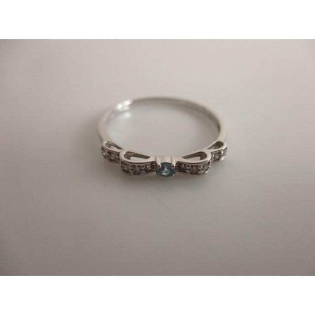 中古 アクセサリー K10 指輪 リング 8号 石2種 0.03 0.07ct刻印 中古 アクセサリー K10 指輪 リング 8号 石2種 0.03 0.07ct刻印