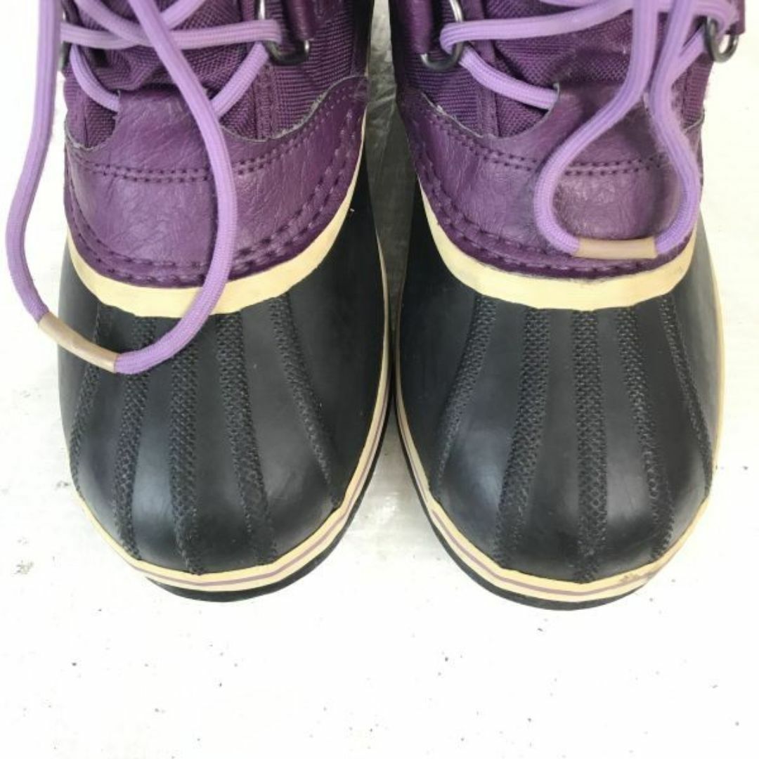 超人気高品質 カナダ老舗☆ソレル/SOREL☆スノーブーツ【24.0/紫/purple スノーブーツ
