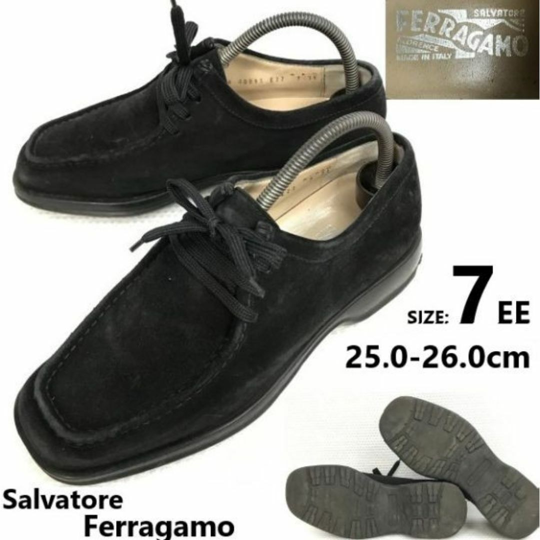 Salvatore Ferragamo/フェラガモ☆スエード本革/レザーシューズ Salvatore Ferragamo/フェラガモ☆スエード本革/レザーシューズ