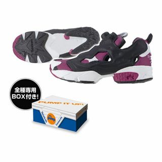 パープル　単　Reebok instapump furyミニチュア　リーボック(その他)