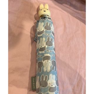 ミッフィー(miffy)のミッフィー柄 折りたたみ傘 水色(傘)