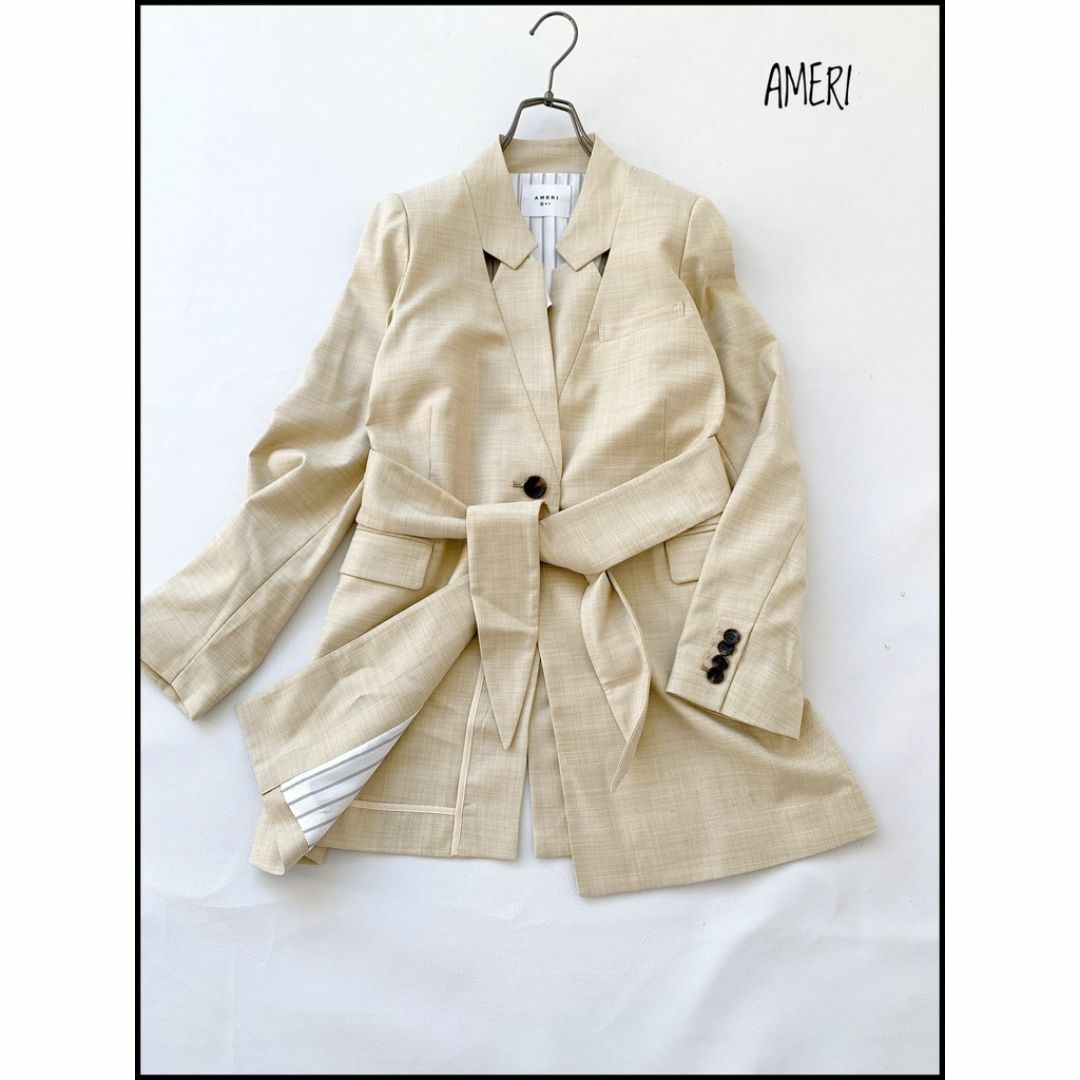 Ameri VINTAGE - 【美品】AMERI 着るだけでオシャレ！テーラードジャケット　キレイめ