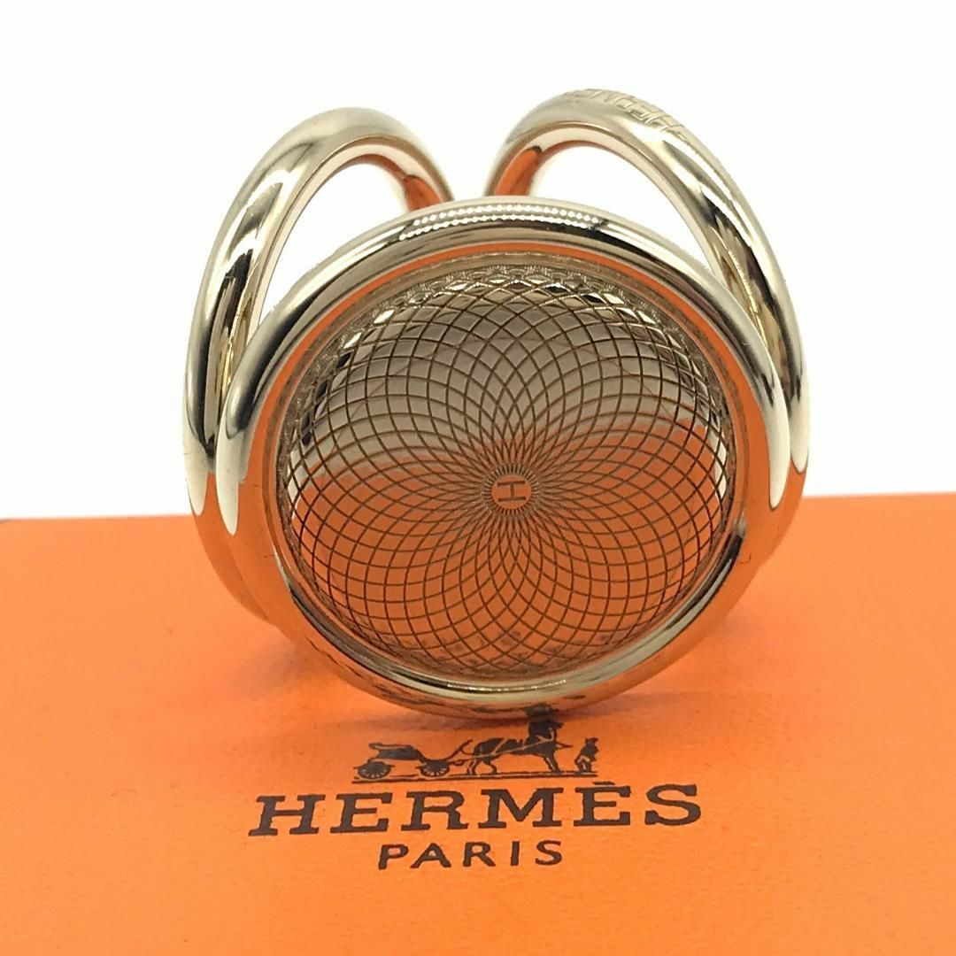 希少】HERMES エルメス スカーフリング トリオ ロサージュ 希少】HERMES エルメス スカーフリング トリオ ロサージュ