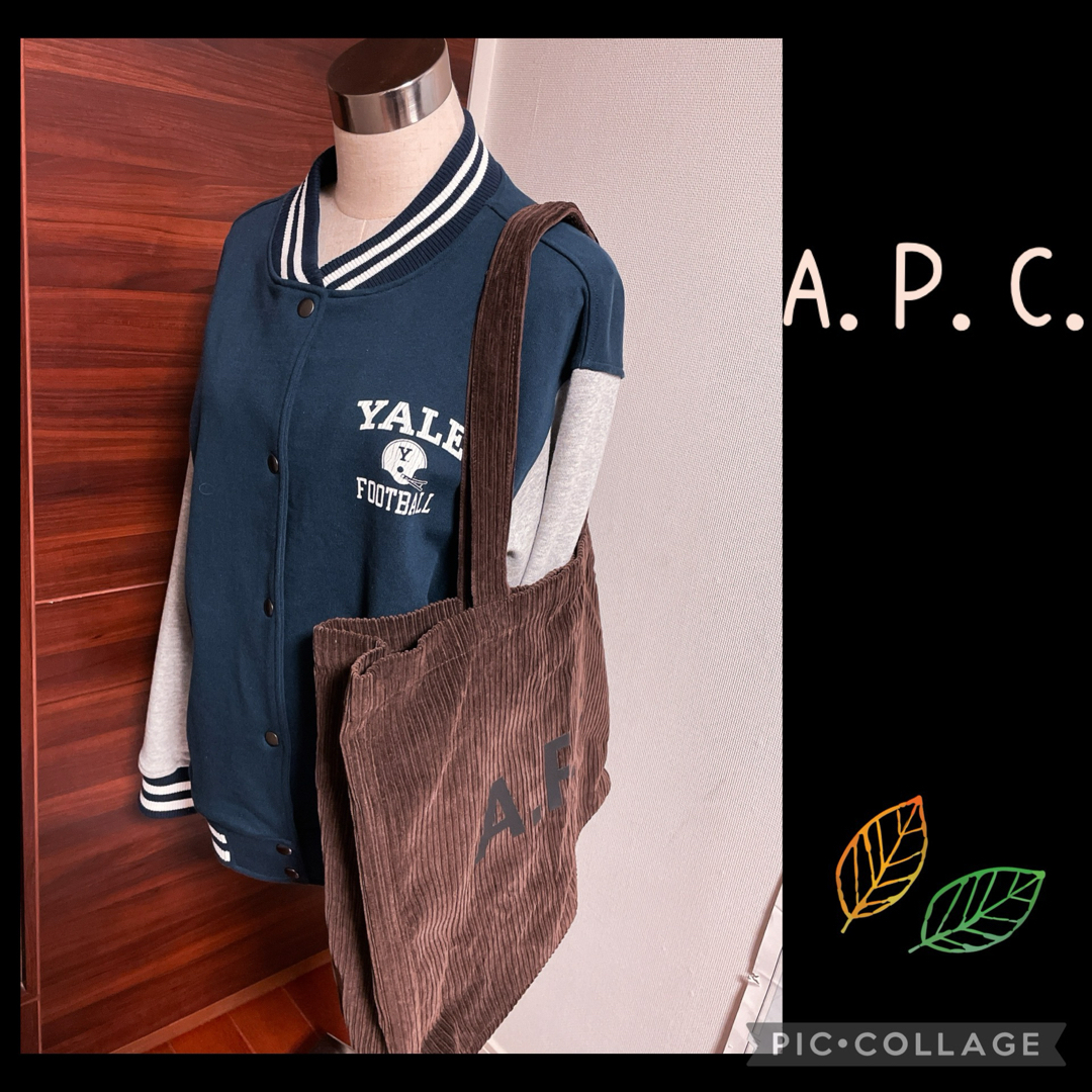 未使用/A.P.C. トートバッグ コーデュロイ 大きいサイズ 未使用/A.P.C. トートバッグ コーデュロイ 大きいサイズ