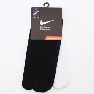 ナイキ(NIKE)のNike スプリットトゥソックス 23-25cm 黒白ペア エアリフト ナイキ (ソックス)