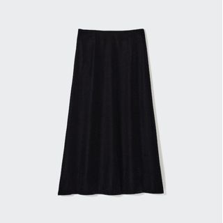 ユニクロ(UNIQLO)のUNIQLO ユニクロ ベルベットロングスカート ベロアスカート(ロングスカート)