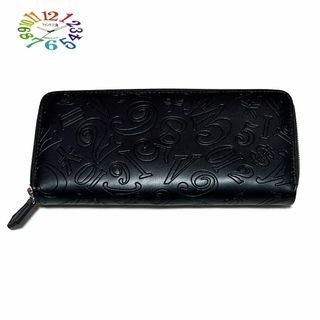 フランクミウラ(フランク三浦)の 新品　フランク三浦 長財布　ウォレット　小銭入付き　ブラック　ラウンドファスナ(長財布)