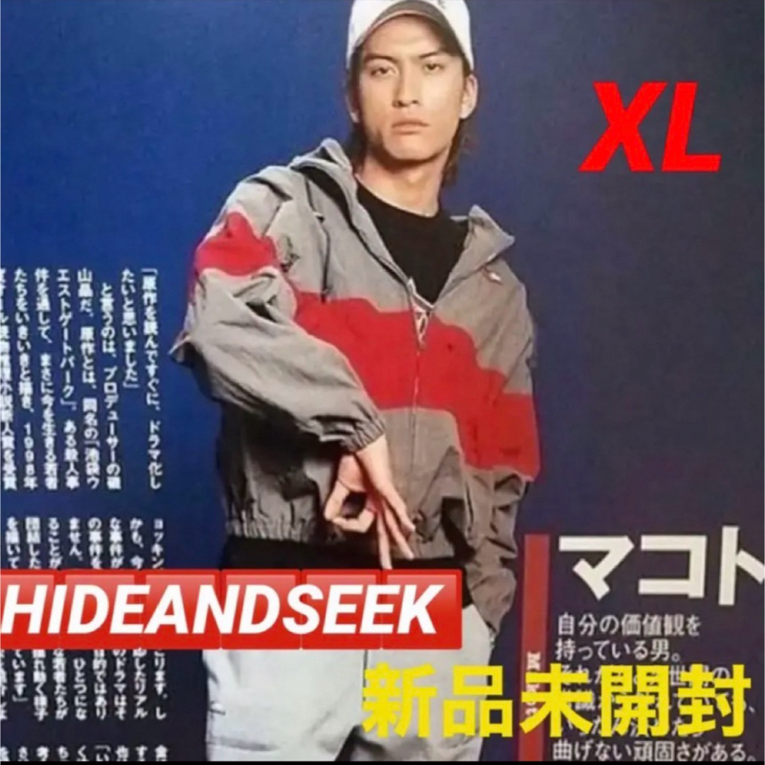 HIDE AND SEEK - HideandSeek NYLON ZIP JACKET 長瀬智也の通販 HIDE AND SEEK - HideandSeek NYLON ZIP JACKET 長瀬智也の通販