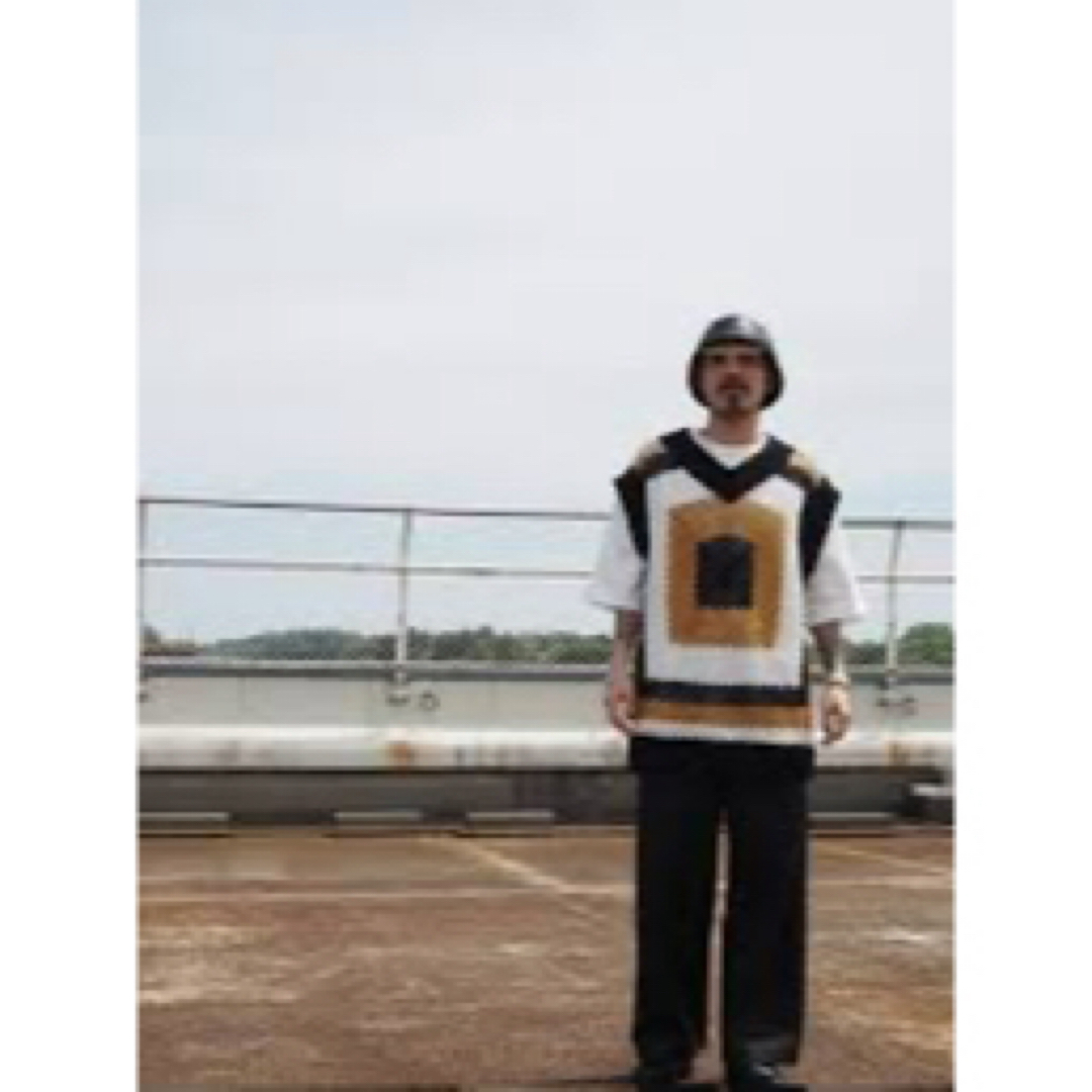 SON OF THR CHEESE Big Flower Knit Vest SON OF THR CHEESE Big Flower Knit Vest