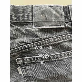 SILVER TAB(Levi's) - シルバータブ/ブラックデニム/バギー/90 SILVER TAB(Levi's) - シルバータブ/ブラックデニム/バギー/90