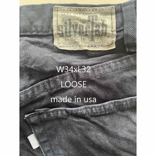 SILVER TAB(Levi's) - Levi's silver Tab Baggy ブラック SILVER TAB(Levi's) - Levi's silver Tab Baggy ブラック