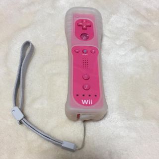 ニンテンドウ(任天堂)のwii リモコンピンク(その他)