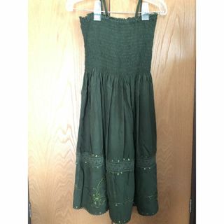 リゾートワンピース(ひざ丈ワンピース)