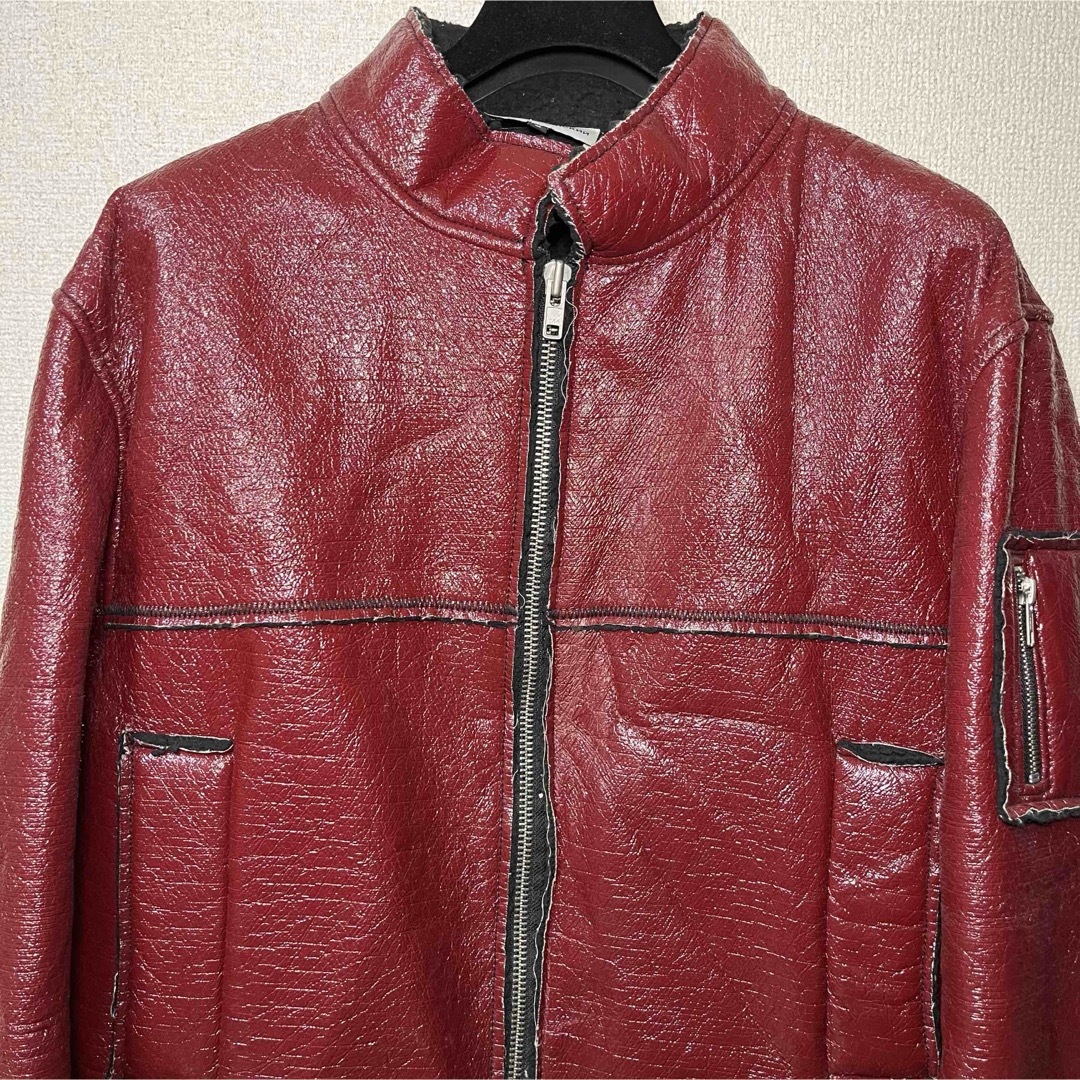 Gosha Rubchinskiy ゴーシャ ムートンコート M ワインレッド Gosha Rubchinskiy ゴーシャ ムートンコート M ワインレッド