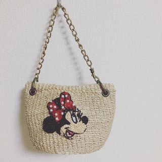 ビームス(BEAMS)の美品♡Disney✖︎beamsboyカゴバッグ♡(かごバッグ/ストローバッグ)