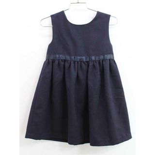 ロペピクニック(Rope' Picnic)の【新入荷!】♪ロペピクニック/ROPE PICNIC♪110cm ジャンパースカート 紺 フォーマル 卒園式 入学式 謝恩会 結婚式 冠婚葬祭 発表会【中古】子供服 キッズ kids 女の子 fml 621052(スカート)