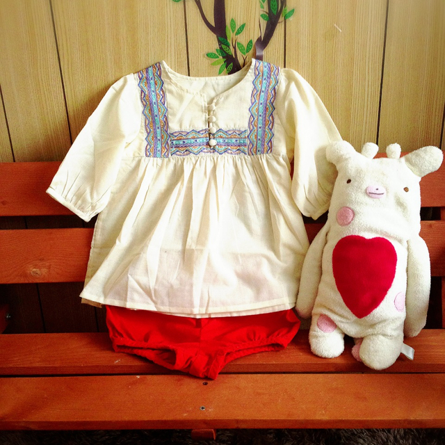 mii様♪専用出品♪ネイビーチュニック キッズ/ベビー/マタニティのキッズ服女の子用(90cm~)(その他)の商品写真