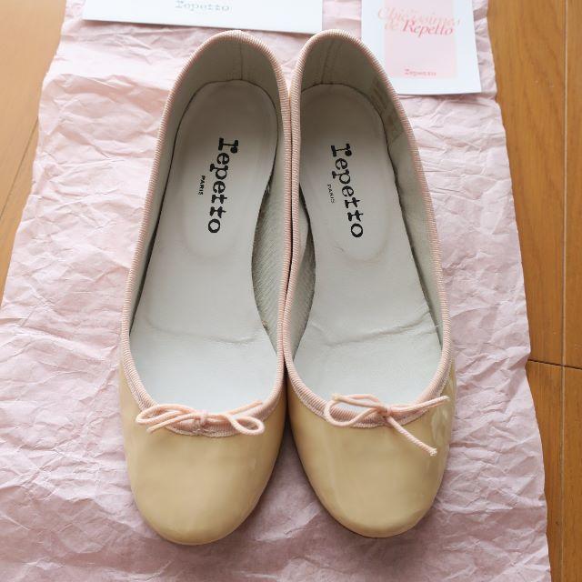 repetto レペット エナメル ピンク カミーユ バレー バレエ 37靴/シューズ