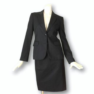 アオキ(AOKI)の12【新品同様】レミュー ファム スカートスーツ M ブラック ★未使用に近い★(スーツ)