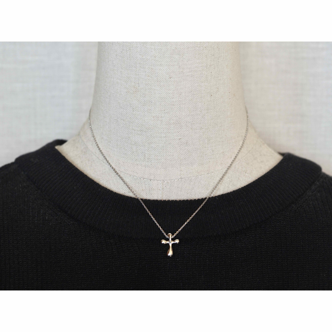 Tiffany & Co. - ティファニー Pt950&750 ドッツクロス Tiffany & Co. - ティファニー Pt950&750 ドッツクロス