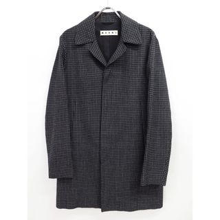 MARNI - MARNI ストレッチ オーバー ステンカラーコートの通販 MARNI - MARNI ストレッチ オーバー ステンカラーコートの通販