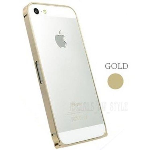 0 7mm Iphone 5s 5 Se アルミ バンパーケースカバー ゴールドの通販 By Girl Power S Shop ラクマ