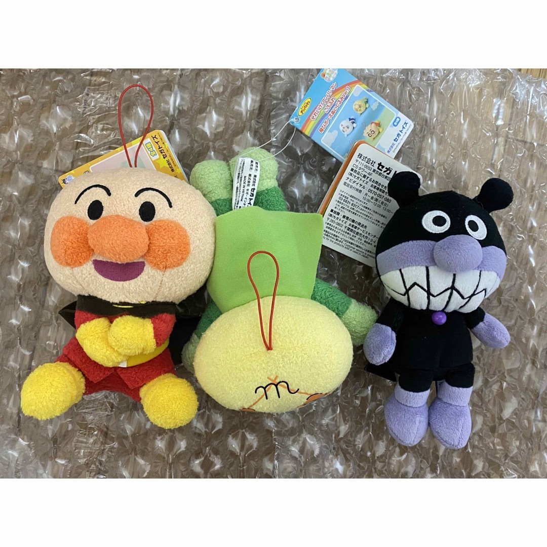 SALE☆ドキンちゃん メロンパンナ バイキンマン BIG ぬいぐるみ