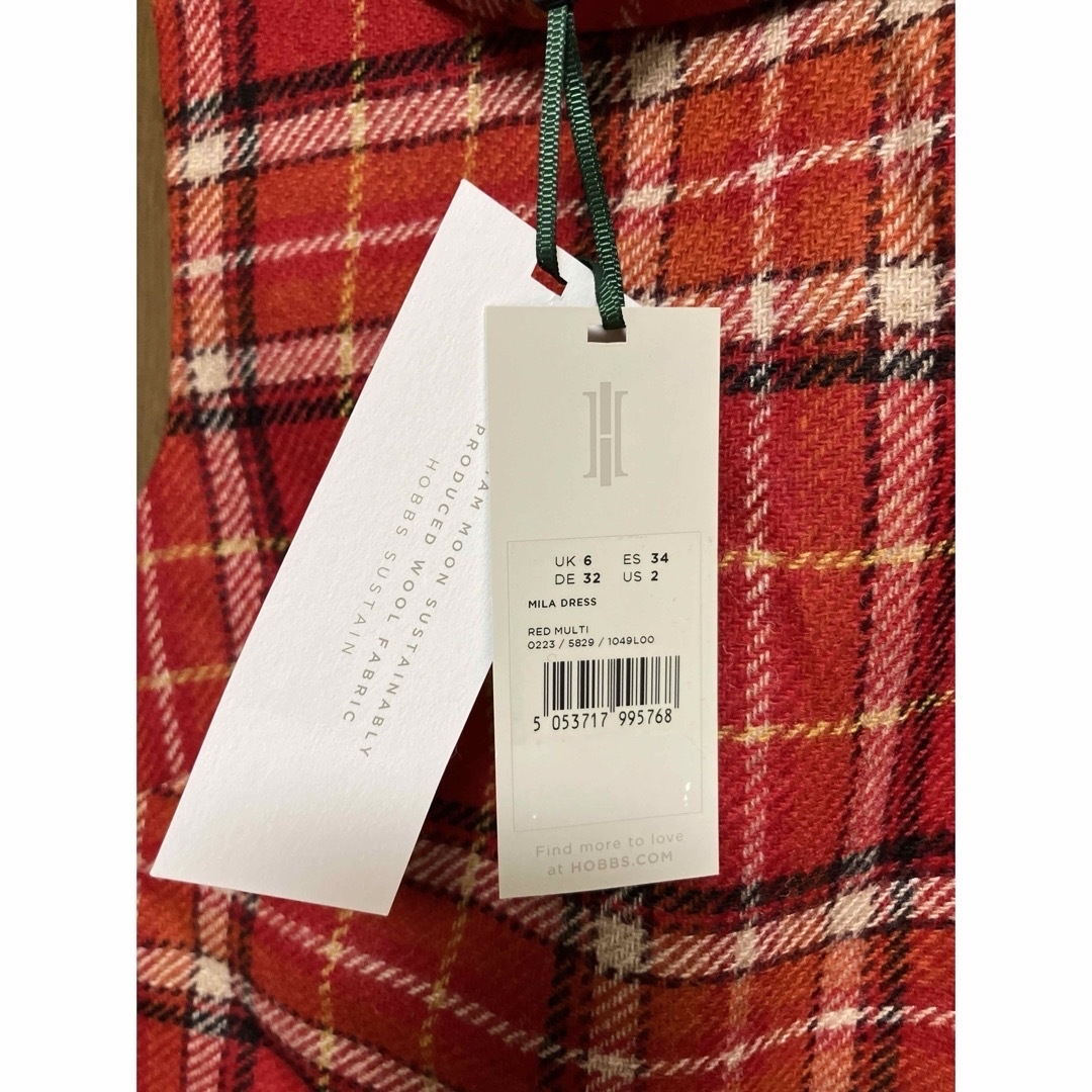 HOBBS LONDON ホッブス MILA ウール ドレス ワンピース 新品 HOBBS LONDON ホッブス MILA ウール ドレス ワンピース 新品
