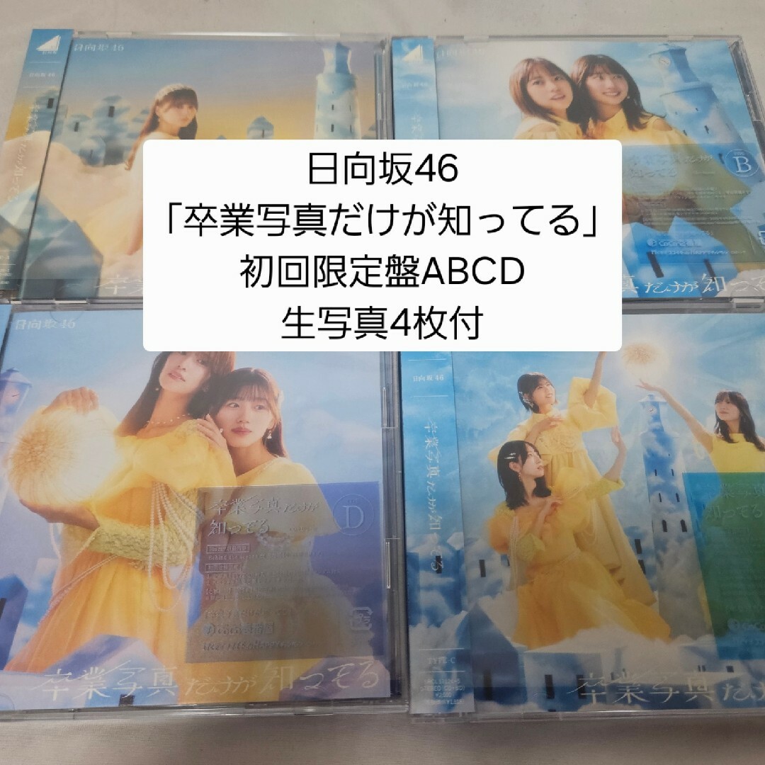 日向坂46 13th「卒業写真だけが知ってる」初回限定盤ABCD+生写真4枚付 エンタメ/ホビーのタレントグッズ(アイドルグッズ)の商品写真