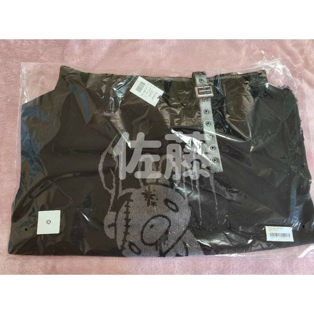 XL 【GLOOMY×DimMoire】グルーミーいたずらニット【Black】の XL 【GLOOMY×DimMoire】グルーミーいたずらニット【Black】の