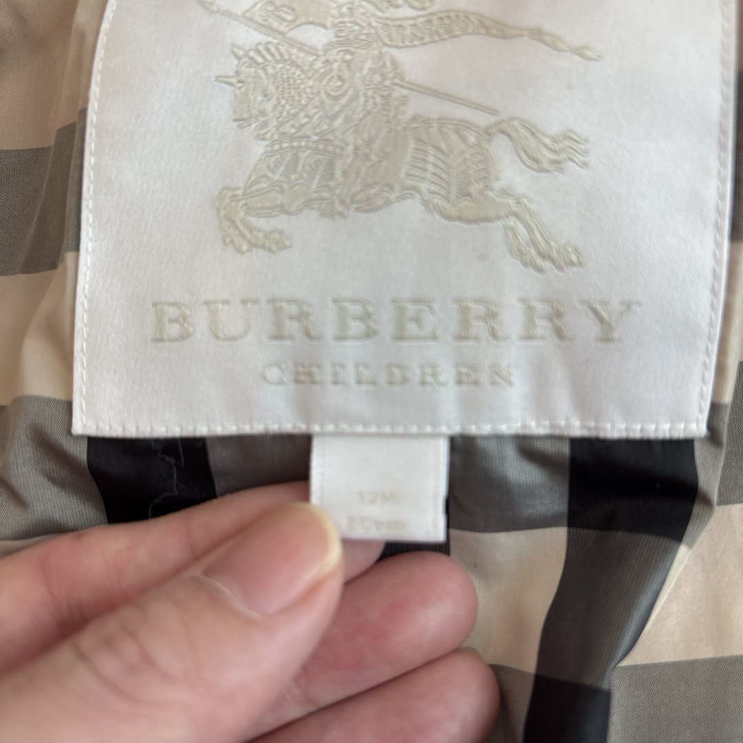 BURBERRY(バーバリー)のバーバリー　キルティングジャケット　ピンク　アウター　コート　80 12m キッズ/ベビー/マタニティのベビー服(~85cm)(ジャケット/コート)の商品写真