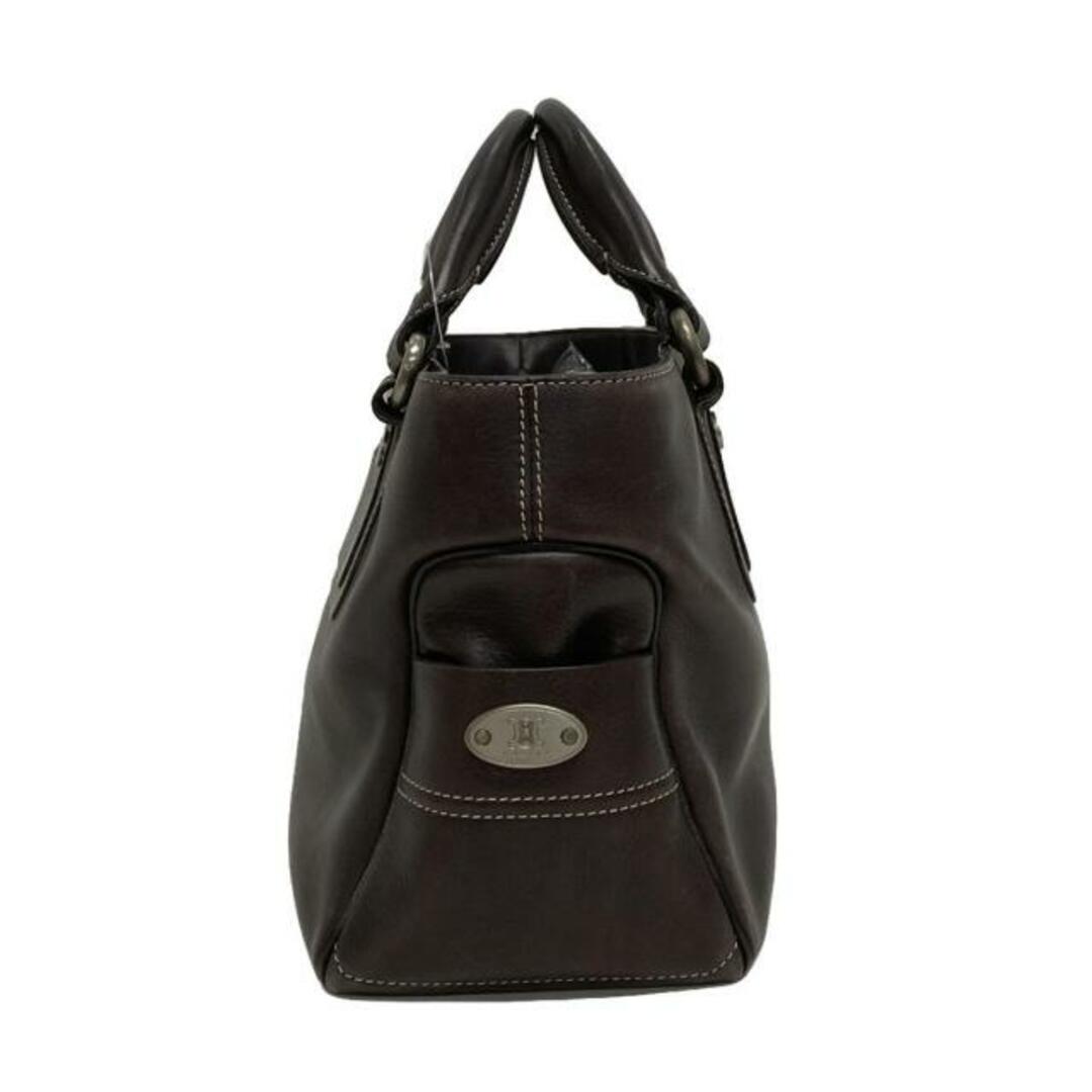 CELINE(セリーヌ) ハンドバッグ ブギーバッグ ダークブラウン レザー CELINE(セリーヌ) ハンドバッグ ブギーバッグ ダークブラウン レザー
