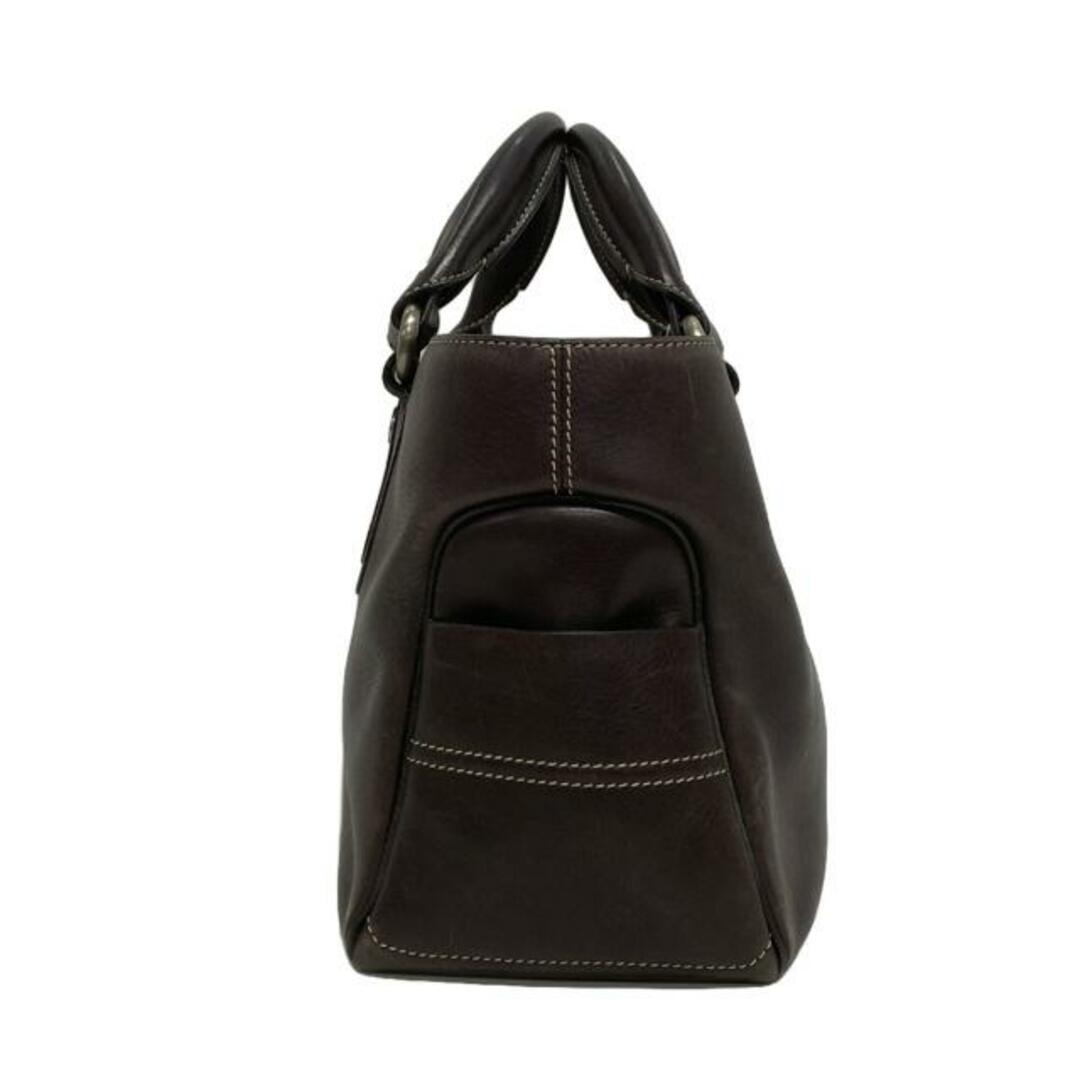 CELINE(セリーヌ) ハンドバッグ ブギーバッグ ダークブラウン レザー CELINE(セリーヌ) ハンドバッグ ブギーバッグ ダークブラウン レザー