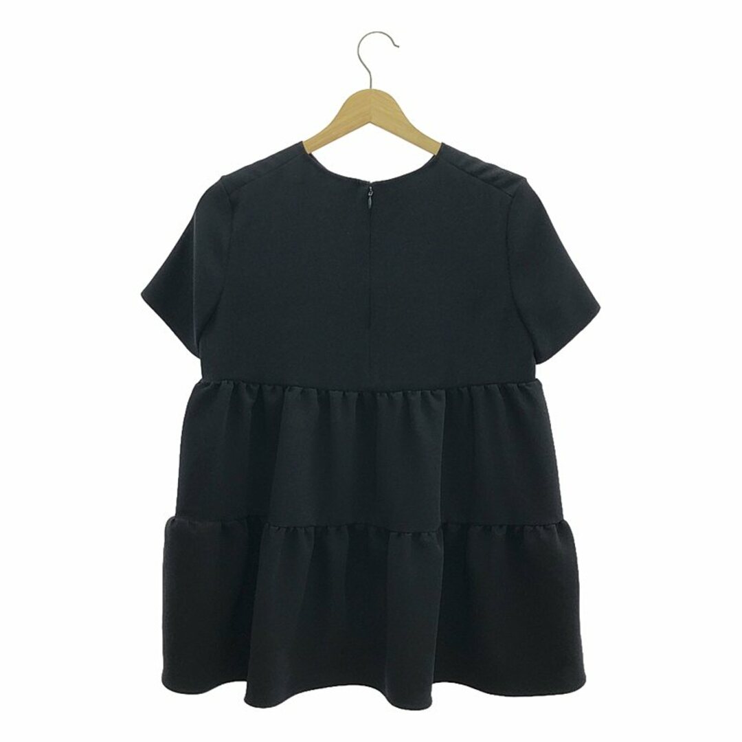 YOKO CHAN / ヨーコチャン | Half-sleeve Back Tiered Blouse YOKO CHAN / ヨーコチャン | Half-sleeve Back Tiered Blouse