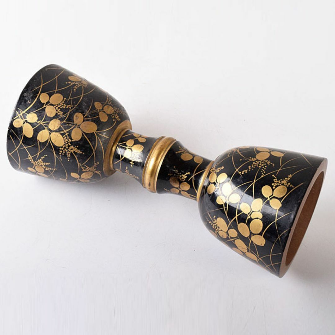和楽器 和太鼓 鼓胴 秋草蒔絵胴 V R8406