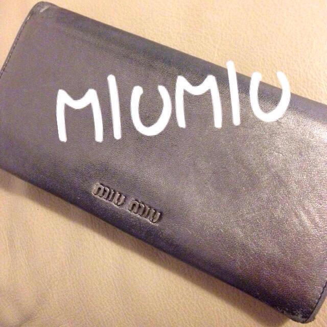 miumiu(ミュウミュウ)のMIUMIU♡長サイフ レディースのファッション小物(財布)の商品写真