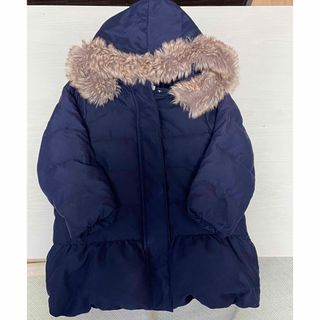 グローバルワーク(GLOBAL WORK)のGLOBAL WORK ネイビー ダウンコート 100cm〜110cm 女の子(コート)