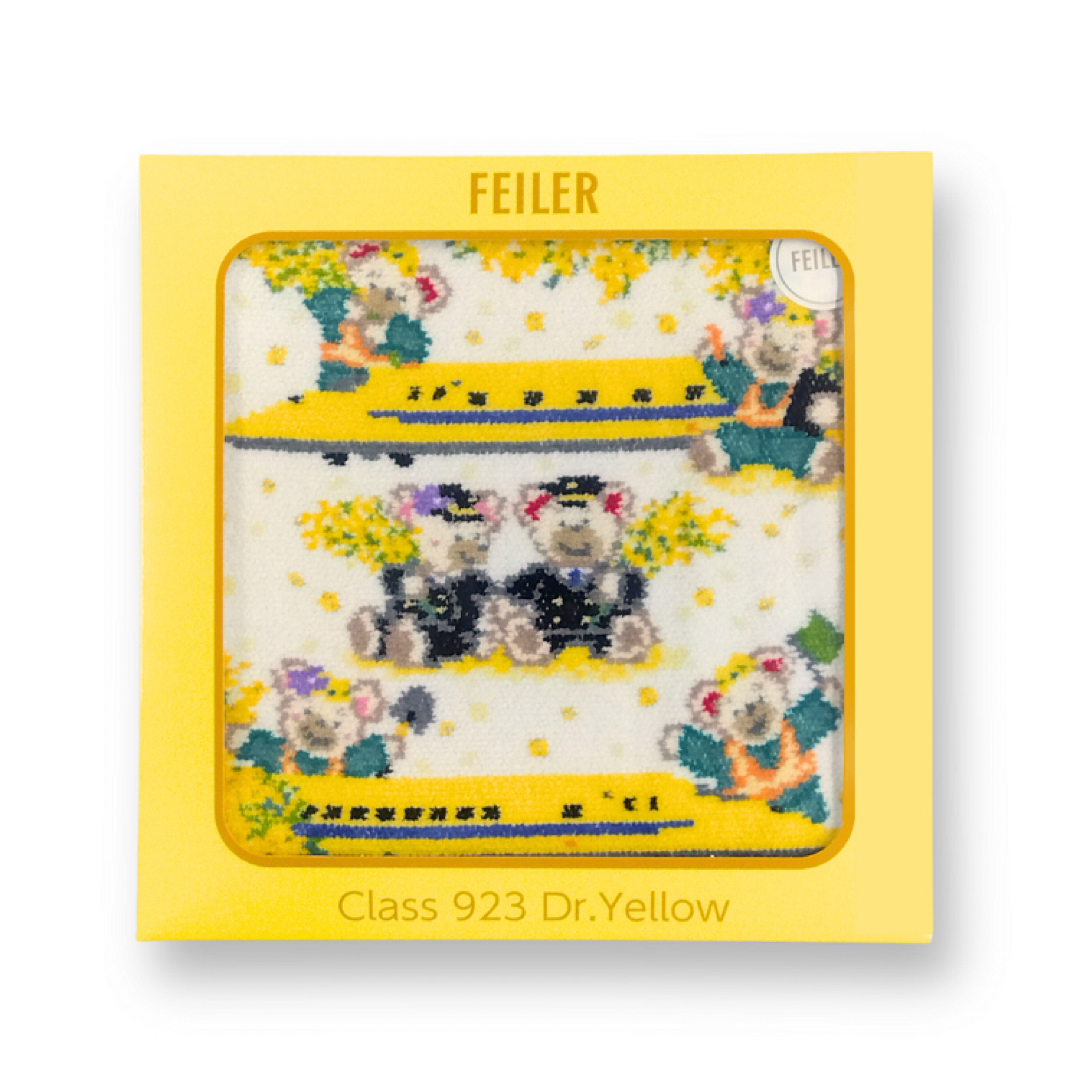 FEILER - 【FEILER】ハンカチ CLASS 923 Dr.YELLOW ブルーの通販 FEILER - 【FEILER】ハンカチ CLASS 923 Dr.YELLOW ブルーの通販