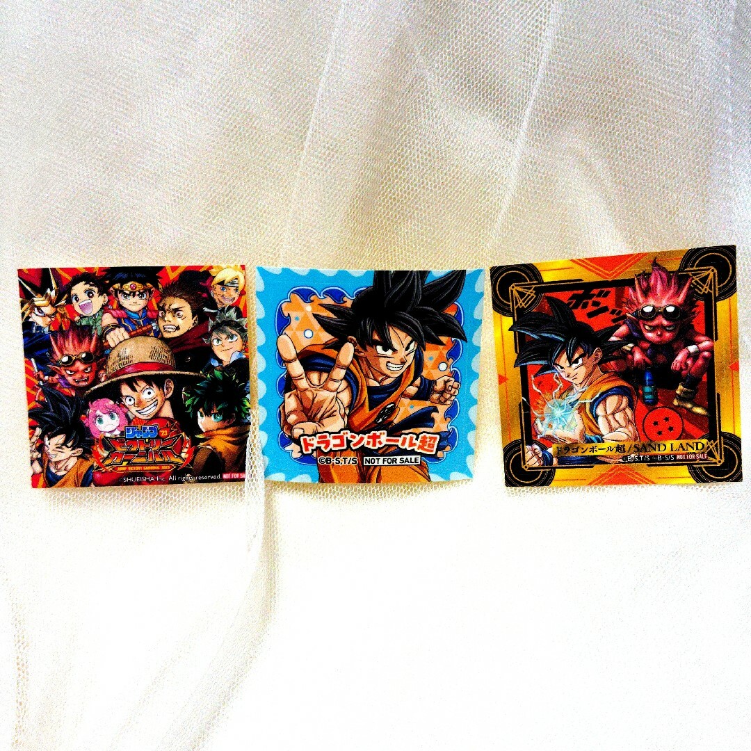 集英社(シュウエイシャ)のJUMPFESTA♪DRAGONBALLステッカーシール3点set♥ エンタメ/ホビーのおもちゃ/ぬいぐるみ(キャラクターグッズ)の商品写真