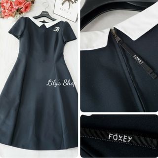 FOXEY - 【美品/23年製】フォクシー ドレスブレア ワンピース FOXEY - 【美品/23年製】フォクシー ドレスブレア ワンピース