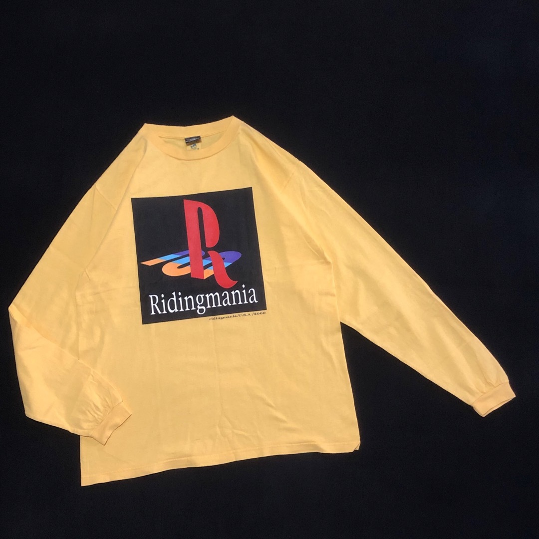 VINTAGE - 00s usa製 Ridingmania beneficial T's ロンTの通販 VINTAGE - 00s usa製 Ridingmania beneficial T's ロンTの通販