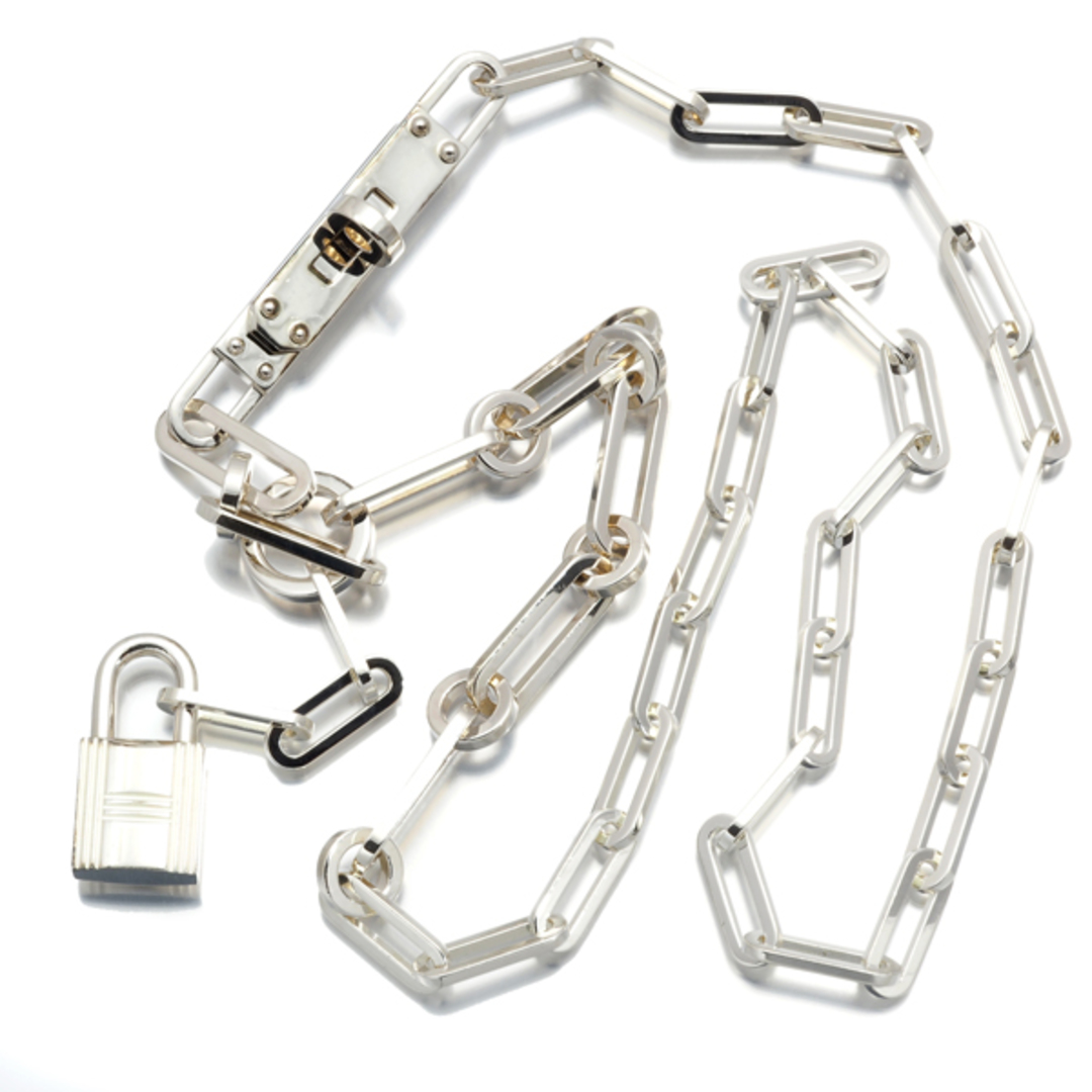 HERMES - エルメス ネックレス ケリー カデナ チェーン シルバー HERMES - エルメス ネックレス ケリー カデナ チェーン シルバー