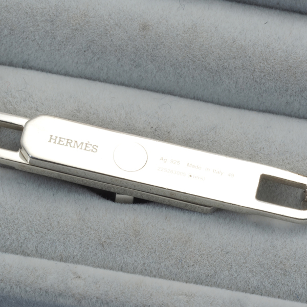 HERMES - エルメス ネックレス ケリー カデナ チェーン シルバー HERMES - エルメス ネックレス ケリー カデナ チェーン シルバー