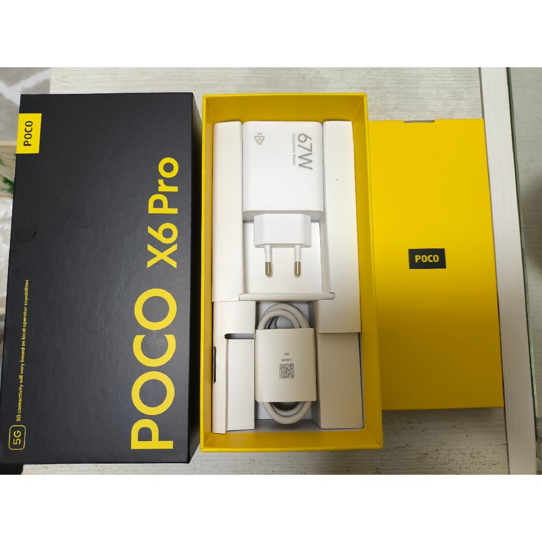 Xiaomi POCO X6 PRO ブラック8GB+256GB グローバル版 Xiaomi POCO X6 PRO ブラック8GB+256GB グローバル版