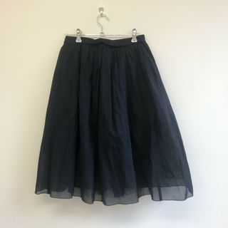 【MACPHEE TOMORROWLAND】マカフィー トゥモローランド　黒　F　フレアスカート　無地　シンプル(その他)