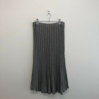 【Otto】オットー　グレー　M　ロングスカート　タイトスカート　ニット　無地　シンプル　カジュアル(その他)