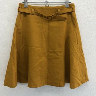 【IENA】イエナ　黄色系　38　スカート　フレアスカート　無地　シンプル　フォーマル(その他)