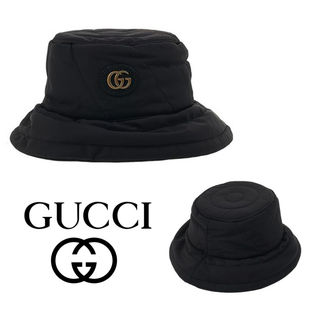 GUCCI - Mサイズ【グッチ】オリジナルGGデニム バケットハット GUCCI - Mサイズ【グッチ】オリジナルGGデニム バケットハット